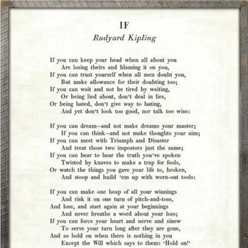 Sugarboo Designs If - Poetry Collection Sign