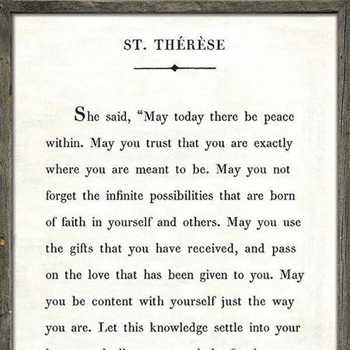 Sugarboo Designs St. Therese Book Collection Sign