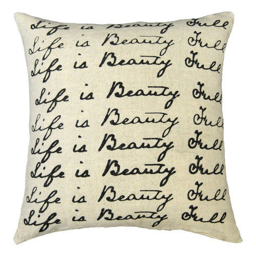Life is Beautiful Pillow Sugarboo Designs