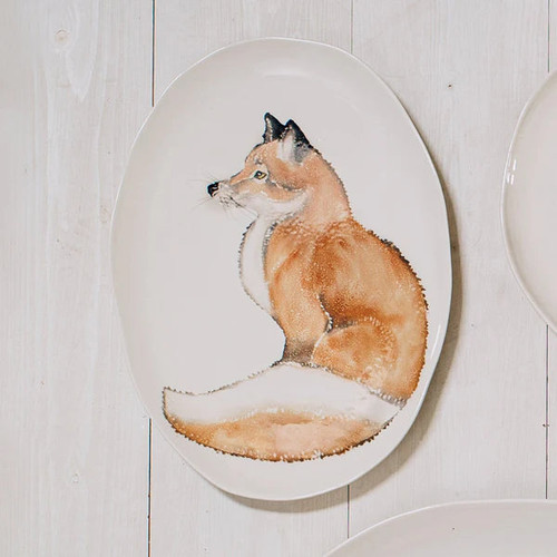 Cacciatore Fox Medium Oval Platter VIETRI
