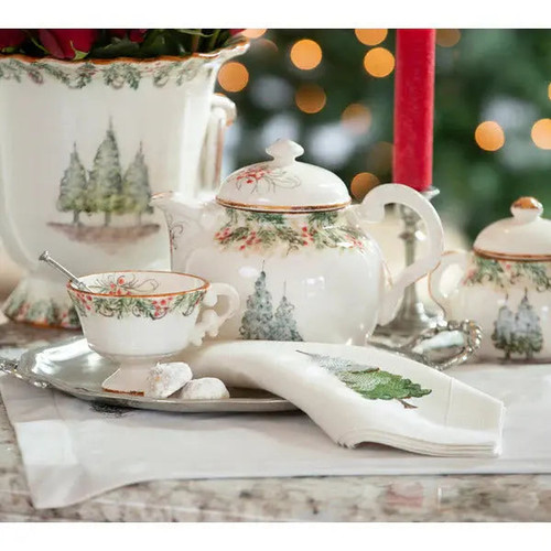 Arte Italica Natale Teapot Arte Italica