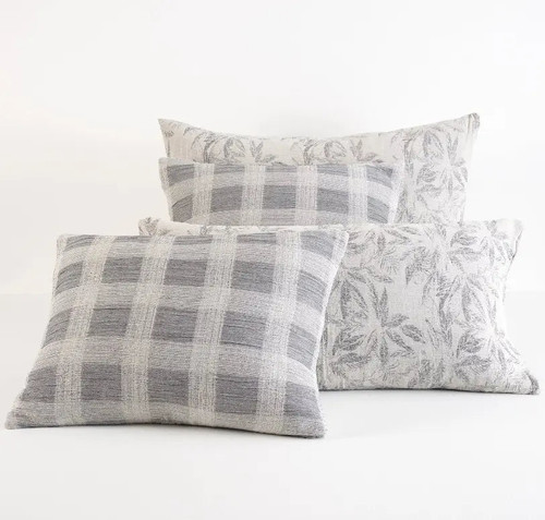 Pine Cone Hill Theodore Charcoal Matelasse Sham - Lavender Fields