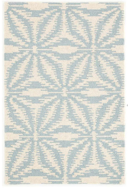 Dash & Albert Aster Sky Wool Micro Hooked Rug