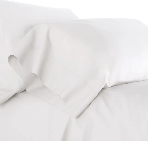 Pine Cone Hill Organic Cotton Sheet Set in White