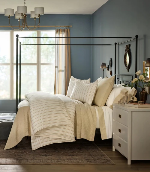 Peacock Alley Shelby Stripe Classic Printed Duvet Set