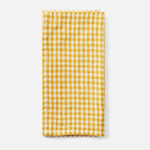 Blake Napkin Yellow/White, Set Of 4