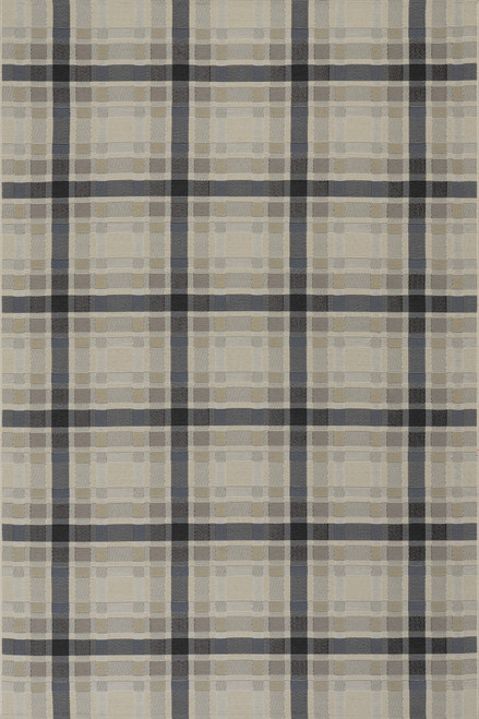 Dash & Albert Mesael Modern Plaid Indoor Blue Rug