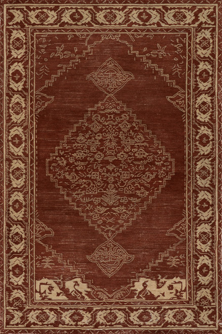 Dash & Albert Quenl Vintage Handmade Wool Rug