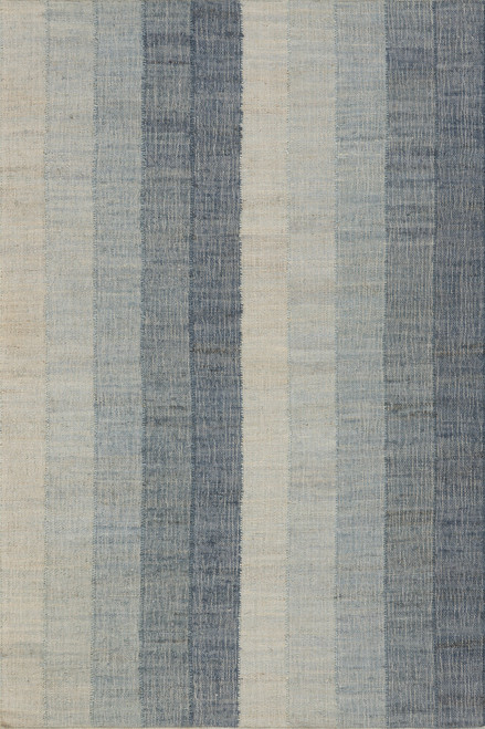Dash & Albert Tayo Modern Striped Indoor Blue Rug