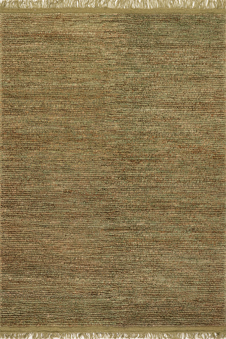 Dash & Albert Varnu Textured Handmade Jute Green Rug