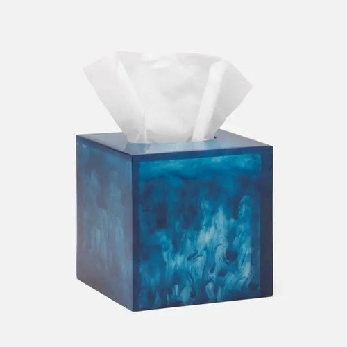 Pigeon & Poodle Abiko Tissue Box Cover in Cobalt Pigeon & Poodle
