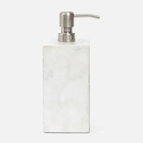 Pigeon & Poodle Andria Extra Large Soap Pump in Pearlized Capiz Pigeon & Poodle