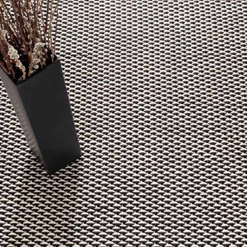 Dash & Albert Two-Tone Rope Black/Ivory Indoor/Outdoor Rug Dash and Albert