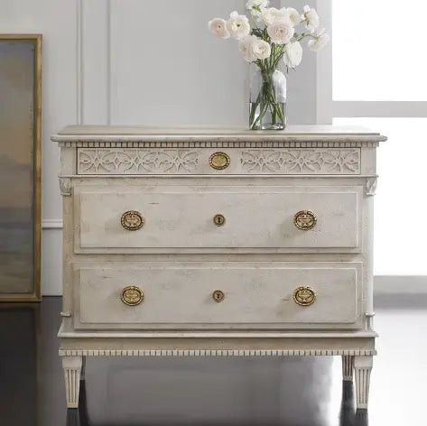 Modern History Small Gustavian Bedside Chest Modern History