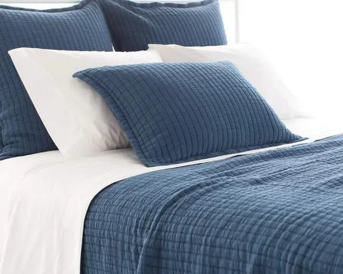 Pine Cone Hill Boyfriend Aegean Matelasse Coverlet