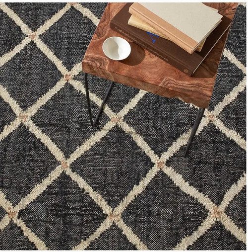 Dash & Albert Kali Black Woven Jute Rug Dash and Albert