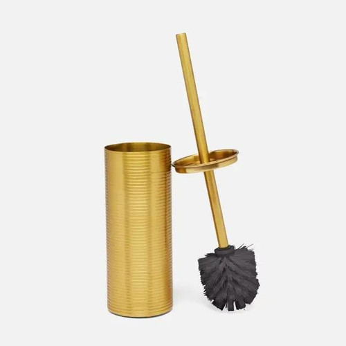 Pigeon & Poodle Adelaide Toilet Brush Holder in Matte Gold Pigeon & Poodle