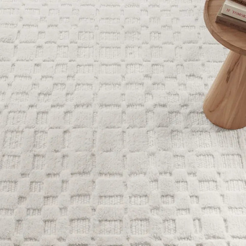 Dash & Albert Isadora Ivory Handwoven Wool Rug - Lavender Fields