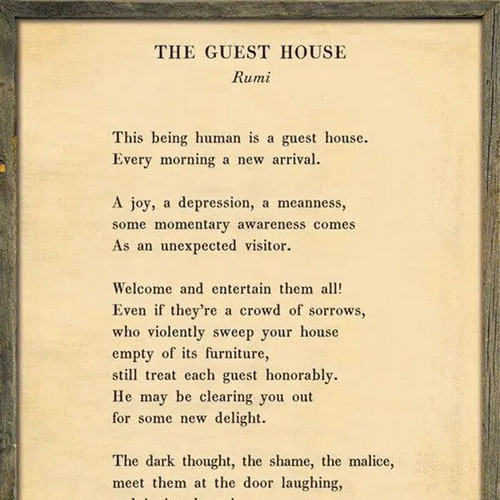 Sugarboo Designs The Guest House Poetry Collection Sign