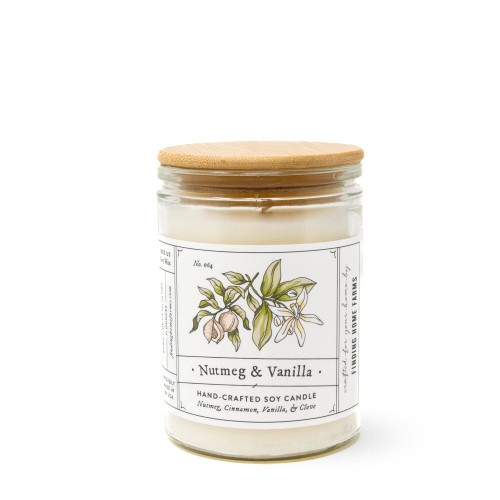 Nutmeg & Vanilla Soy Candle Finding Home Farms