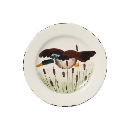 Wildlife Mallard Salad Plate VIETRI