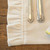 Arte Italica Blue Velvet Rectangle Placemat with Ruffle - Set of 4