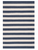 Dash & Albert Banks Stripe Navy Handwoven Indoor/Outdoor Rug Dash and Albert