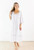 Jacaranda Living Victoria White Cotton Nightgown Jacaranda Living