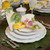 Arte Italica Bella Bianca Beaded Charger Set of 4