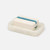 Pigeon & Poodle Abiko Rectangular Soap Dish in Pearl White Pigeon & Poodle