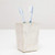 Pigeon & Poodle Andria Brush Holder in Pearlized Capiz Pigeon & Poodle