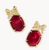 Kendra Scott Daphne Bow Gold Drop Earrings