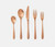 Blue Pheasant Alba Rose Gold Flatware - Lavender Fields