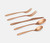 Blue Pheasant Alba Rose Gold Flatware - Lavender Fields
