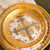Arte Italica Vetro Gold Bread Plate Set of 4
