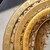 Arte Italica Vetro Gold Bread Plate Set of 4