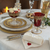 Arte Italica Vetro Gold Bread Plate Set of 4