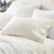 Pine Cone Hill Lush Linen Ivory Pillowcases - Lavender Fields