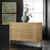 Modern History French Three Drawer Commode - Oak - Lavender Fields