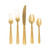 Martellato Gold Five-Piece Place Setting VIETRI