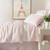 Pine Cone Hill Lush Linen Slipper Pink Sham - Lavender Fields