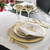 Arte Italica Vetro Gold Martini Glass