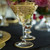 Arte Italica Vetro Gold Martini Glass