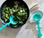 Blue Pheasant Celina Turquoise Serving Set