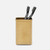 Pigeon & Poodle Adelaide Brush Holder in Matte Gold Brass Pigeon & Poodle
