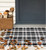 Dash & Albert Tattersall Black Indoor/Outdoor Rug Dash and Albert