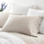 Pine Cone Hill Lush Linen Natural Pillowcases - Lavender Fields