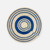 Blue Pheasant Odelia Round Placemats in Dark Blue Set of 4 Blue Pheasant