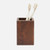 Pigeon & Poodle Bern Brush Holder in Dark Honey Pigeon & Poodle
