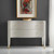 Modern History Serpentine Chest in White Linen
